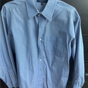 Tommy Hilfiger Men's Classic Blue Pinstripe Shirt